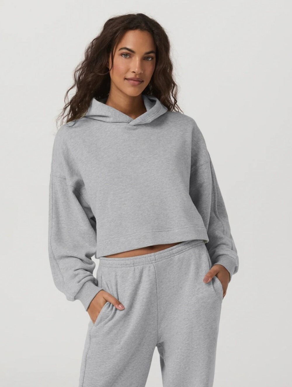 Vuori Sedona Pullover Hoodie | Light Heather Grey | Size XL